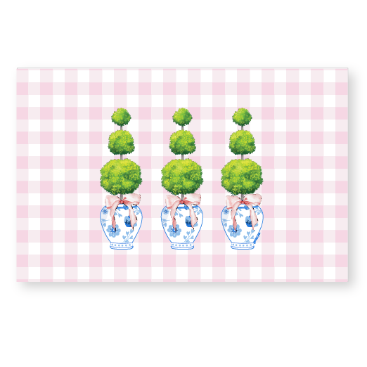 BLUSH TOPIARY PLACEMATS The Little Palm®